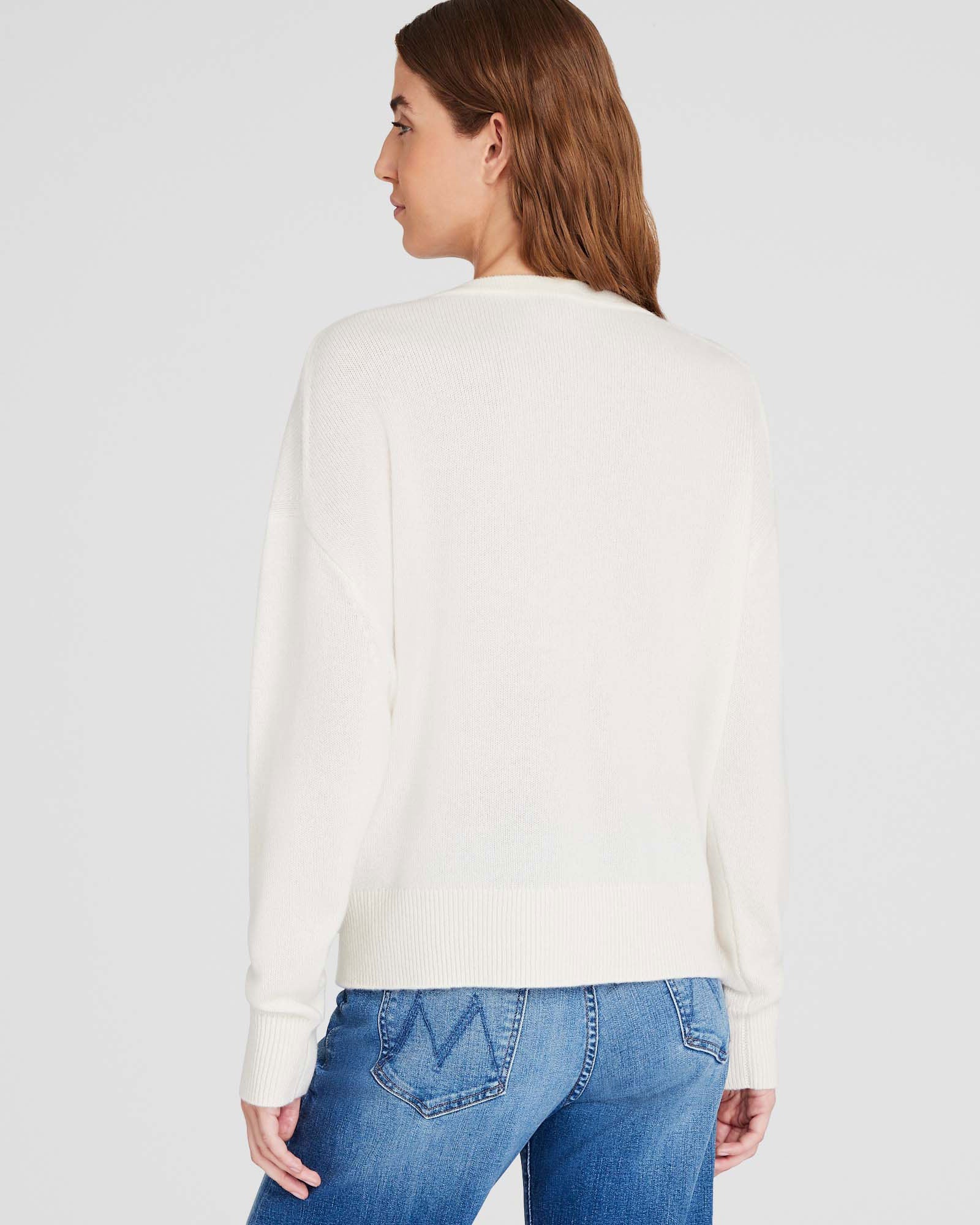 Simon-Cashmere V-Neck Sweater