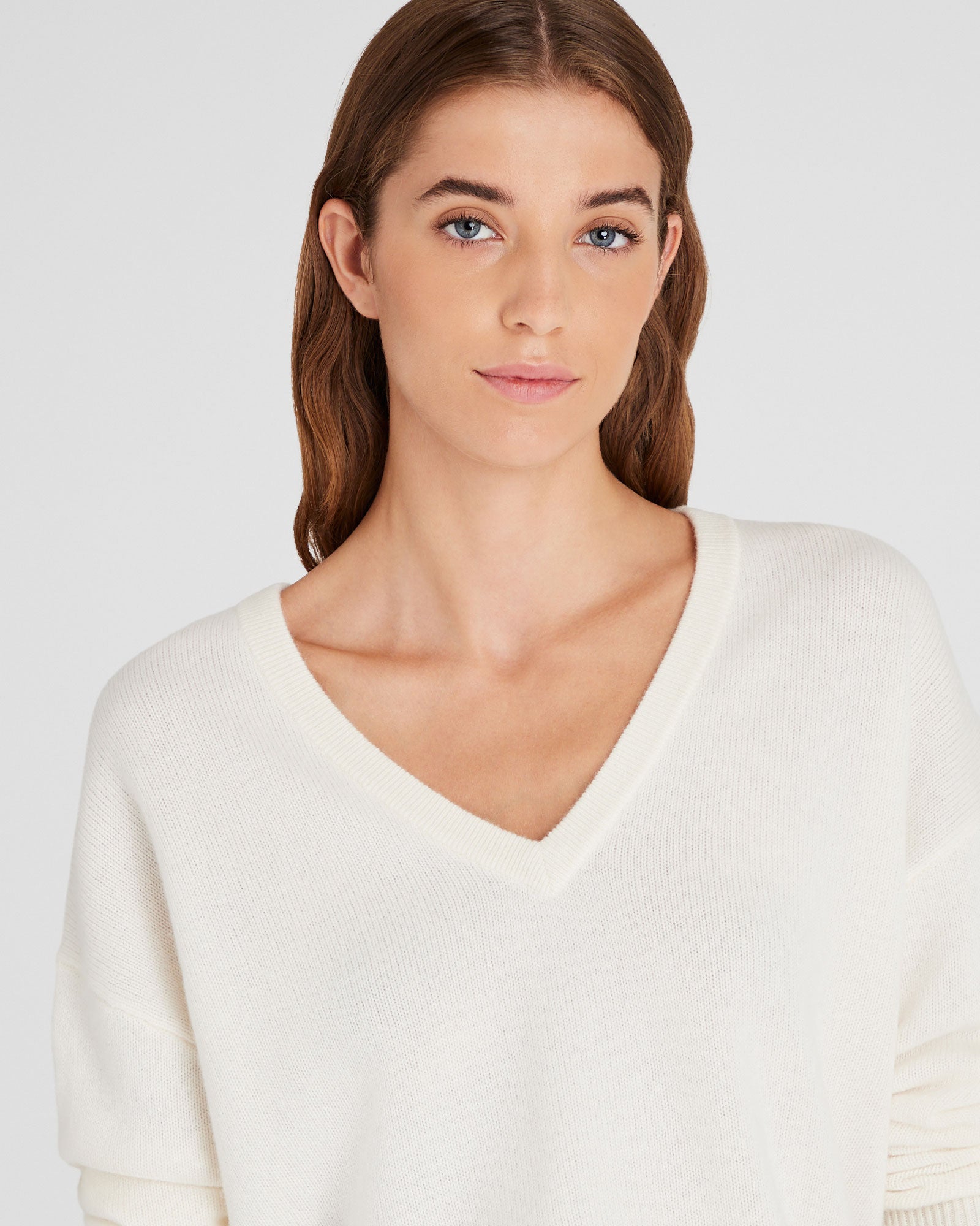 Simon-Cashmere V-Neck Sweater