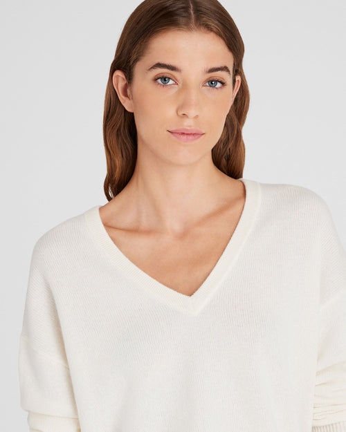 Simon-Cashmere V-Neck Sweater