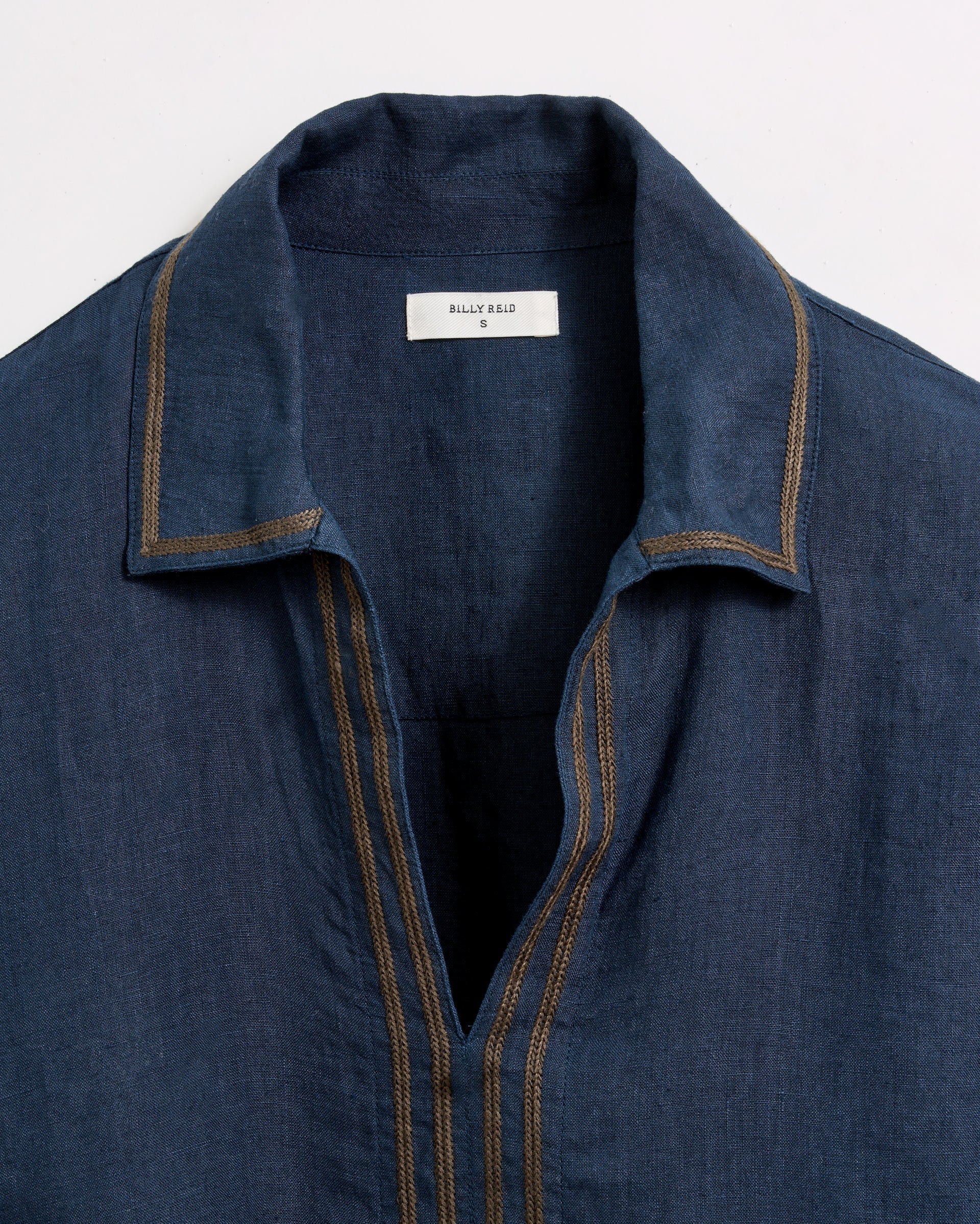 Simon-Linen Chainstitch Tunic Dress